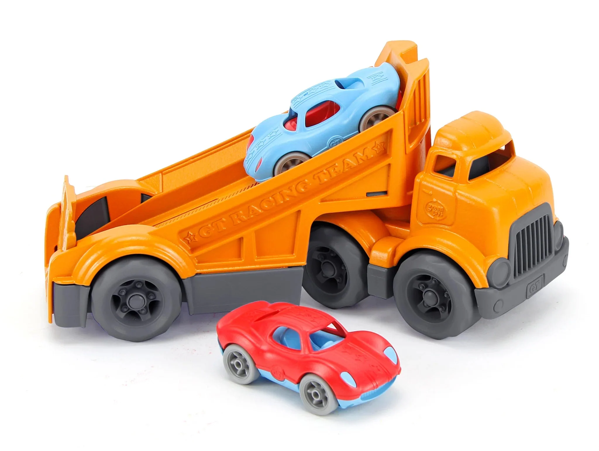 Racing Truck with Two Racers by Green Toys - Image 6