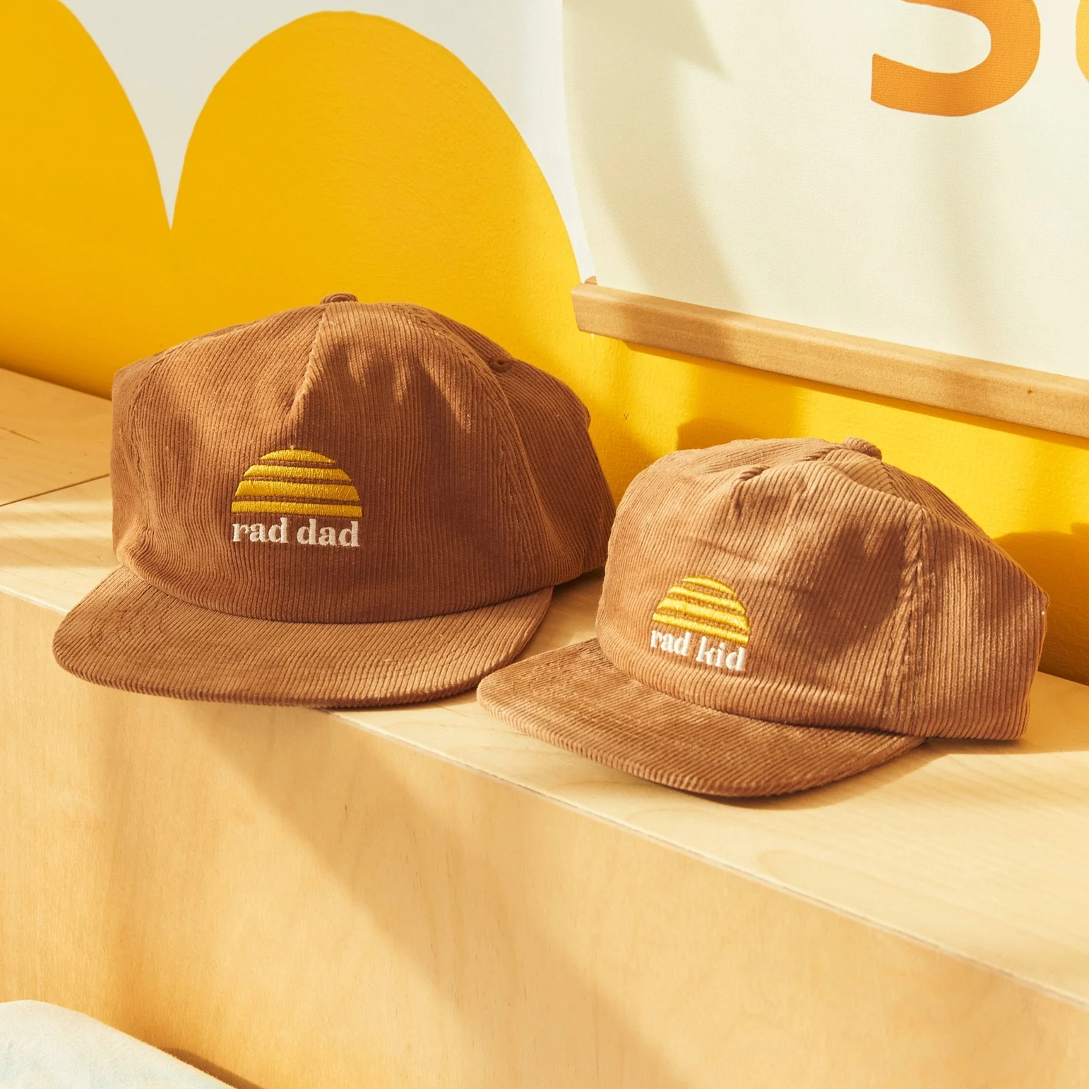 Rad Dad Cord Cap - Tan by Banabae - Image 4