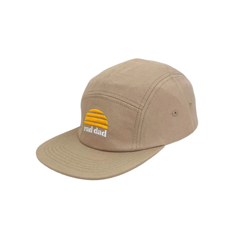 Rad Dad Five Panel Cap - Sand by Banabae - Image 2
