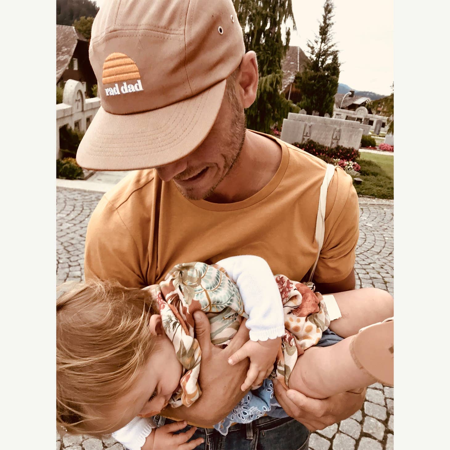 Rad Dad Five Panel Cap - Sand by Banabae - Image 4
