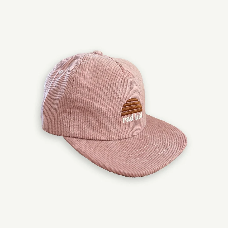Rad Kid Cord Cap - Mauve by Banabae - Image 2