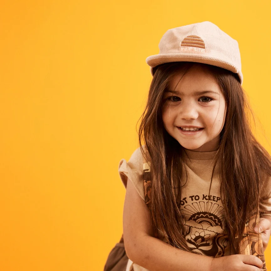 Rad Kid Cord Cap - Mauve by Banabae - Image 5