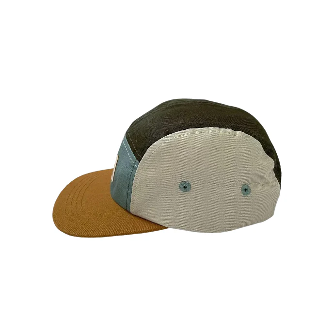Rad Kid Spliced 5 Panel Cap - Khaki by Banabae - Image 4