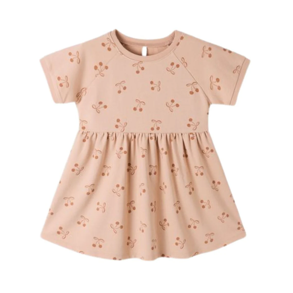 Raglan Dress - Cherry Bows by Rylee + Cru