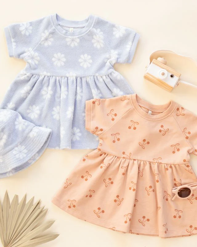 Raglan Dress - Cherry Bows by Rylee + Cru - Image 4
