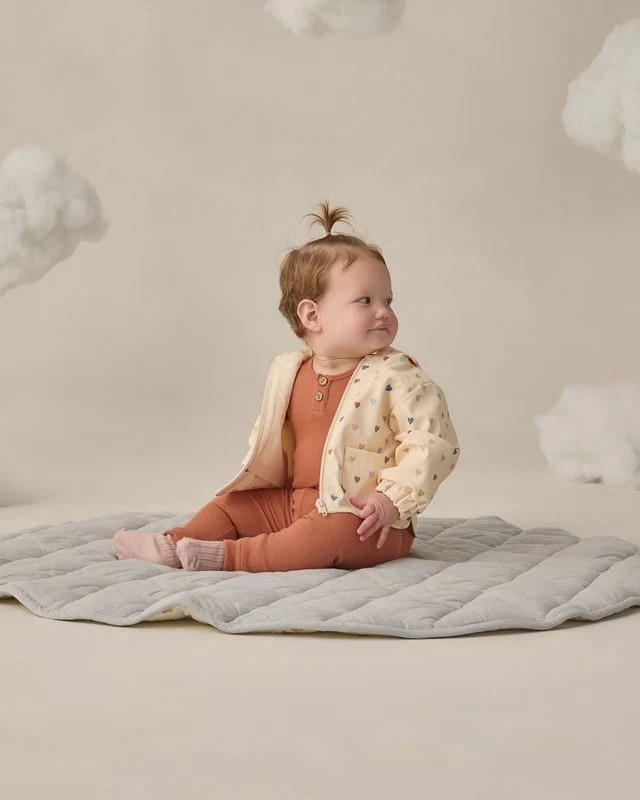 Rain Coat - Confetti Heart Small by Quincy Mae - Image 3