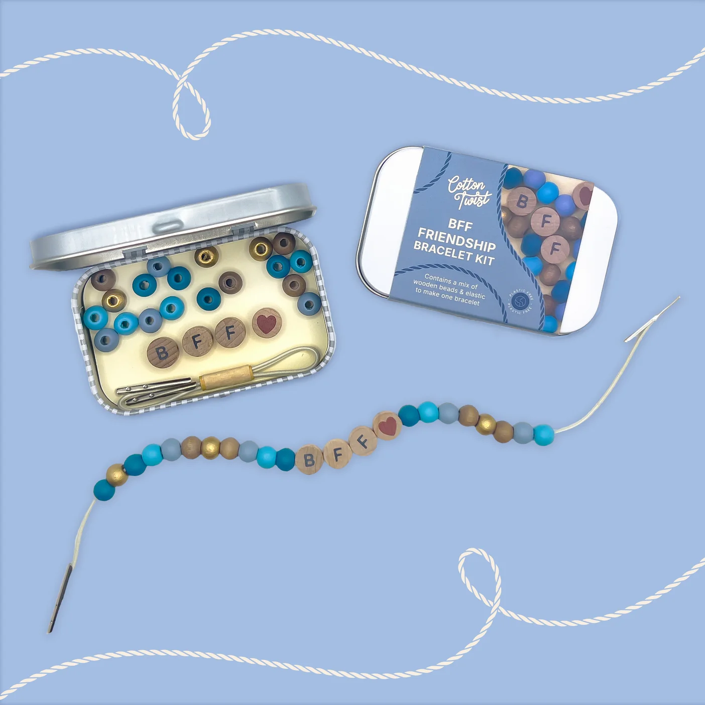Rainbow BFF Friendship Bracelet Gift Kit by Cotton Twist - Image 4