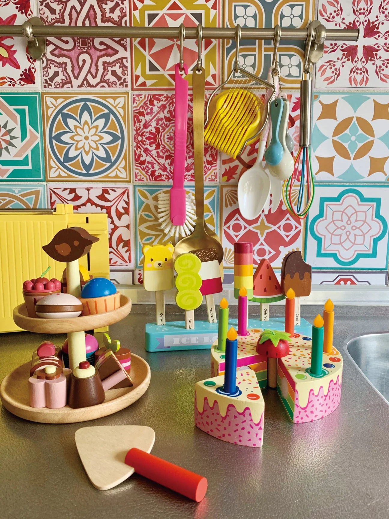 Rainbow Birthday Cake by Tender Leaf Toys - Image 4