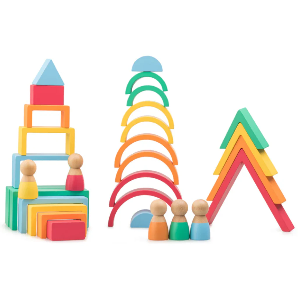 Rainbow Blocks by Nova Toys - Image 3