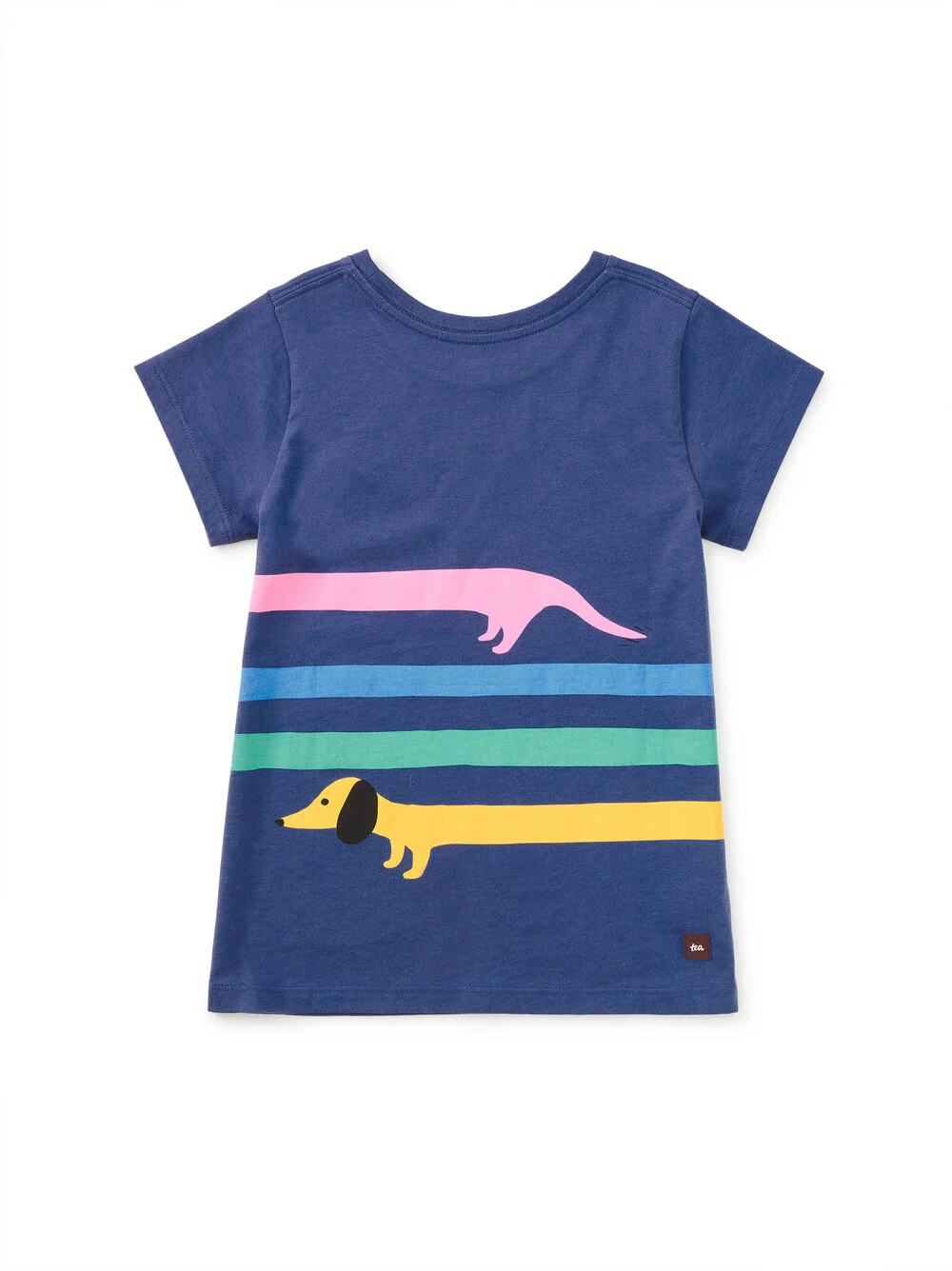 Rainbow Dachsund Graphic Tee - Triumph by Tea Collection - FINAL SALE