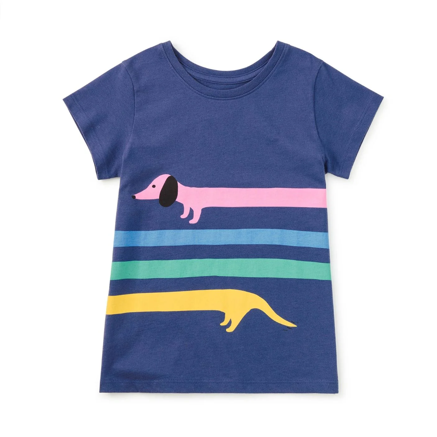 Rainbow Dachsund Graphic Tee - Triumph by Tea Collection - FINAL SALE - Image 3