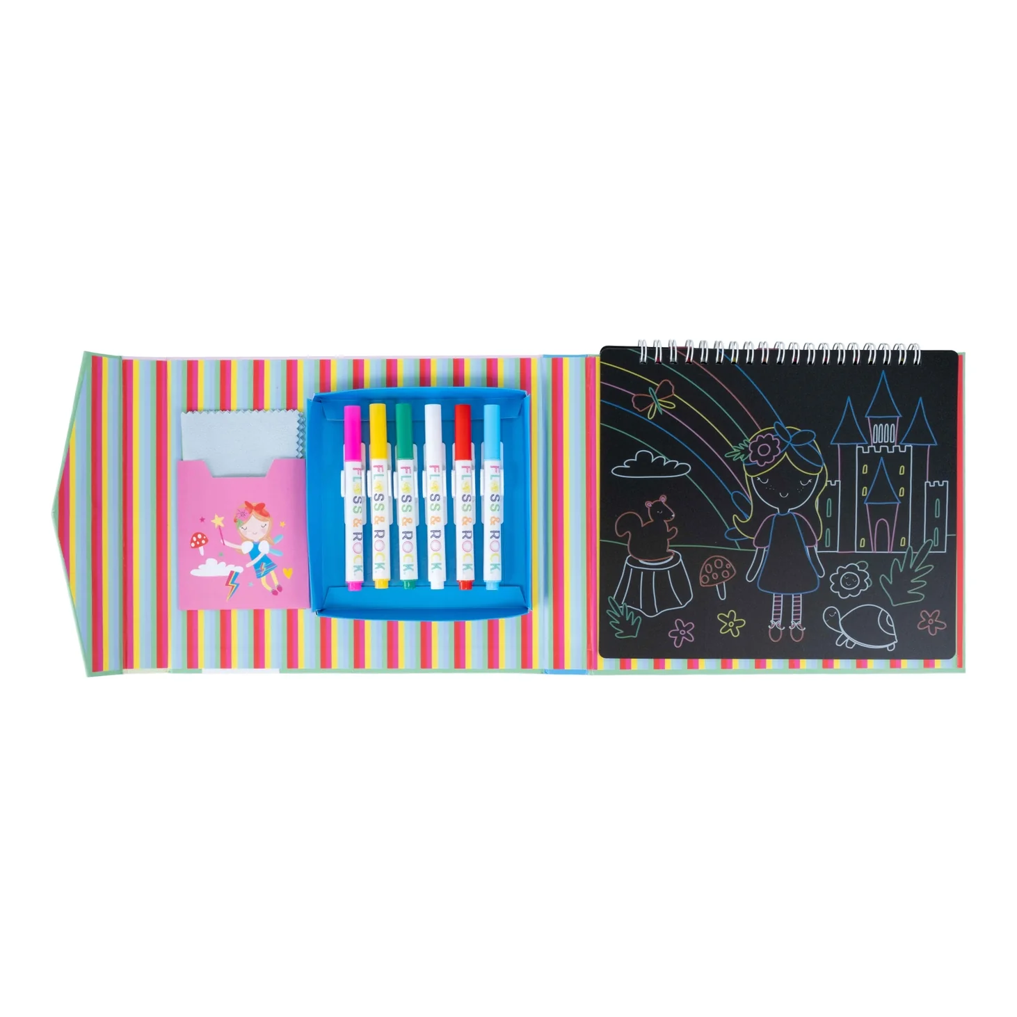 Rainbow Fairy Chalkboard Sketchbook by Floss & Rock - Image 2