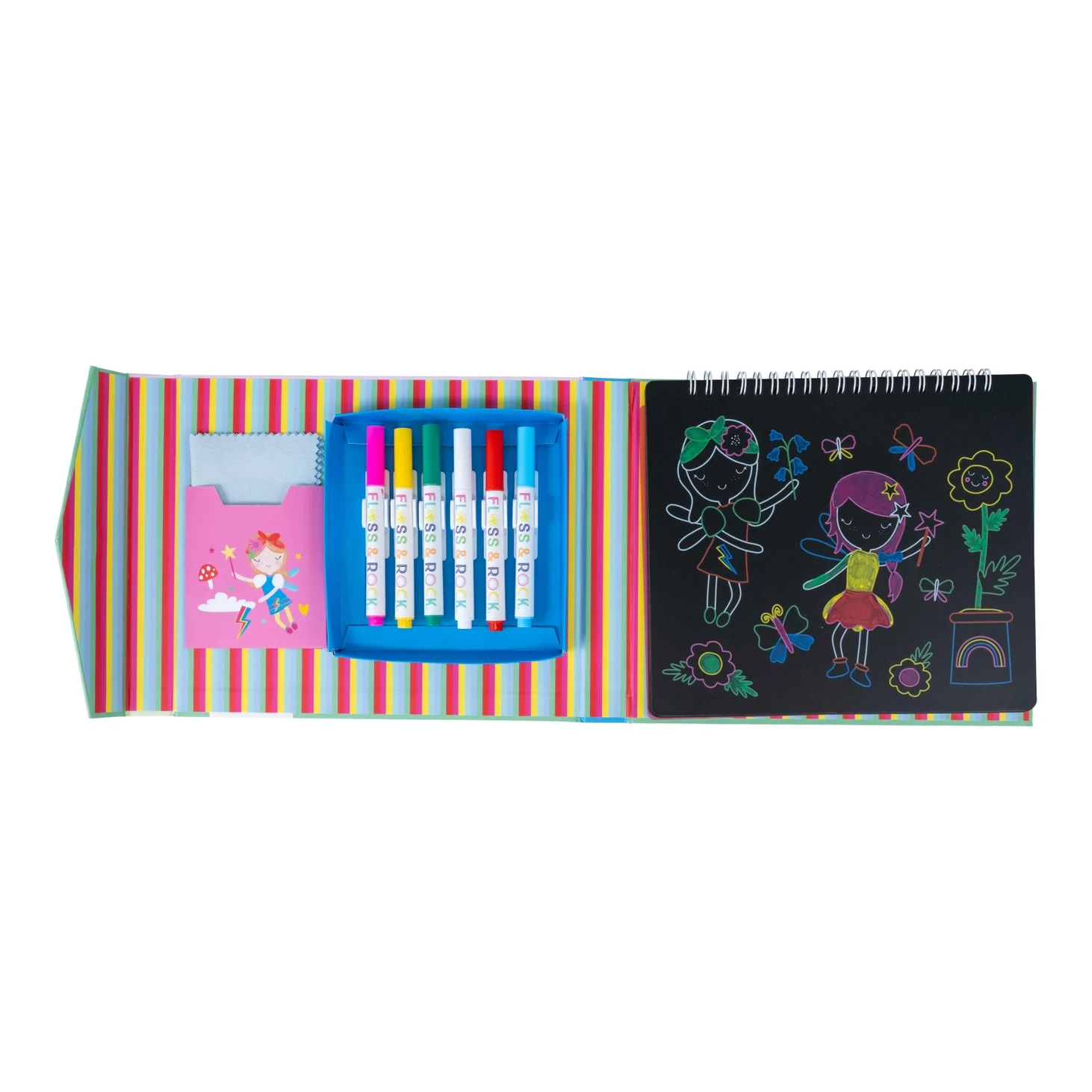 Rainbow Fairy Chalkboard Sketchbook by Floss & Rock - Image 3
