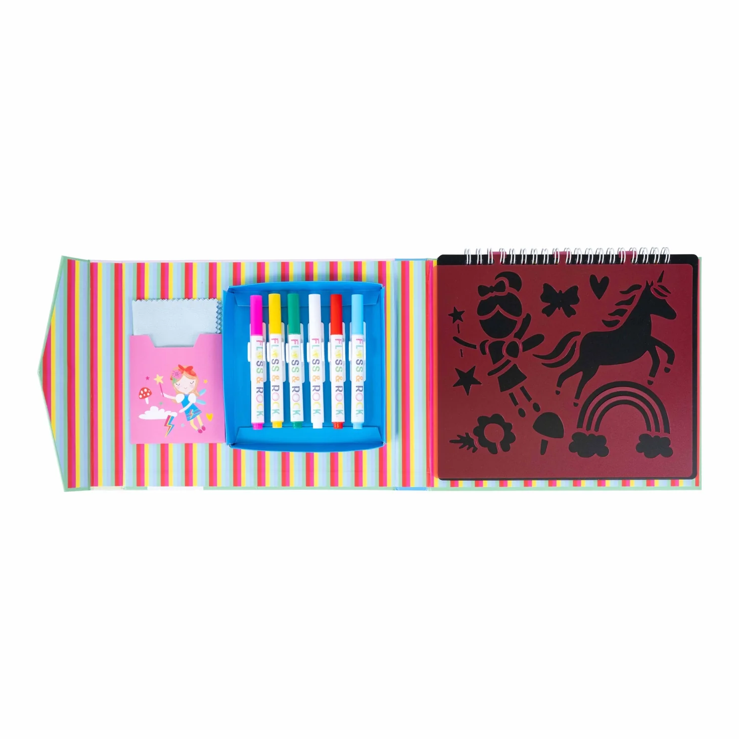 Rainbow Fairy Chalkboard Sketchbook by Floss & Rock - Image 4