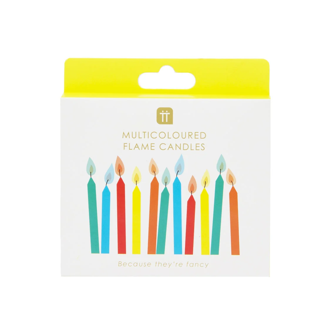 Rainbow Flame Candles - Set of 12 by Talking Tables - Image 6