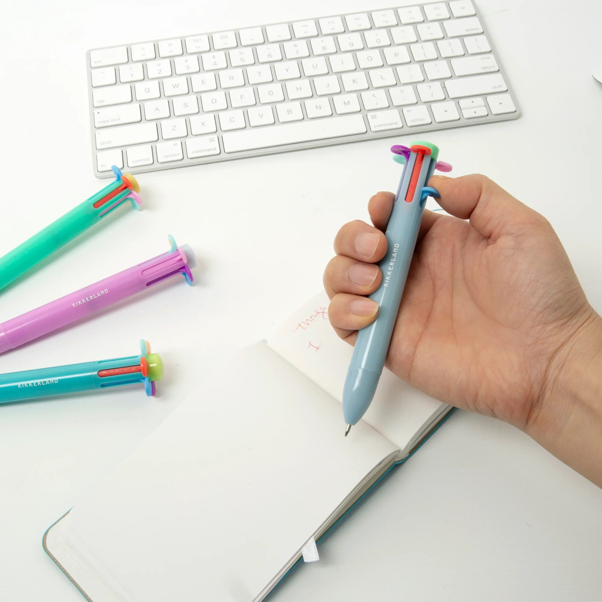Rainbow Flower Pen (1 Unit Assorted) by Kikkerland - Image 2