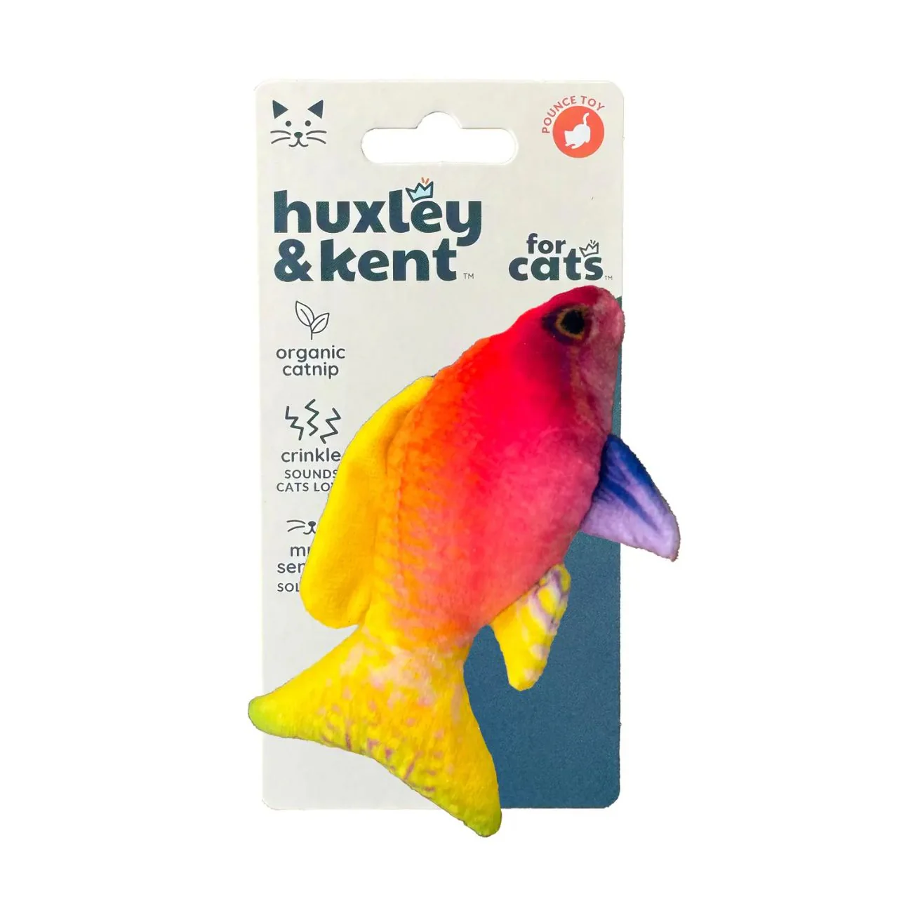 Rainbow Guppy Cat Toy by Huxley & Kent