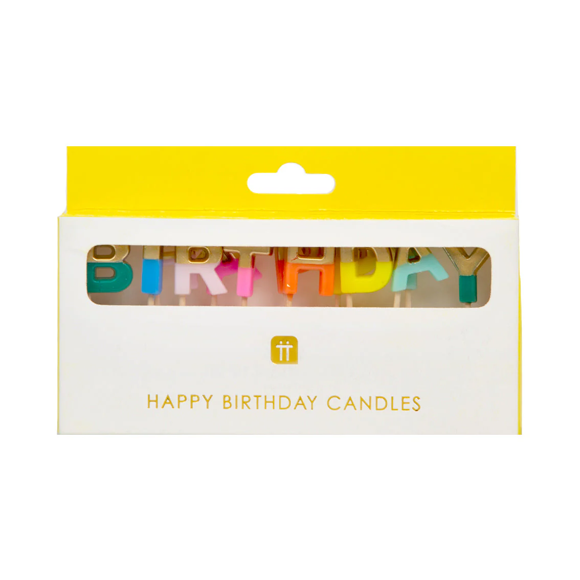 Rainbow Happy Birthday Candles by Talking Tables - Image 2