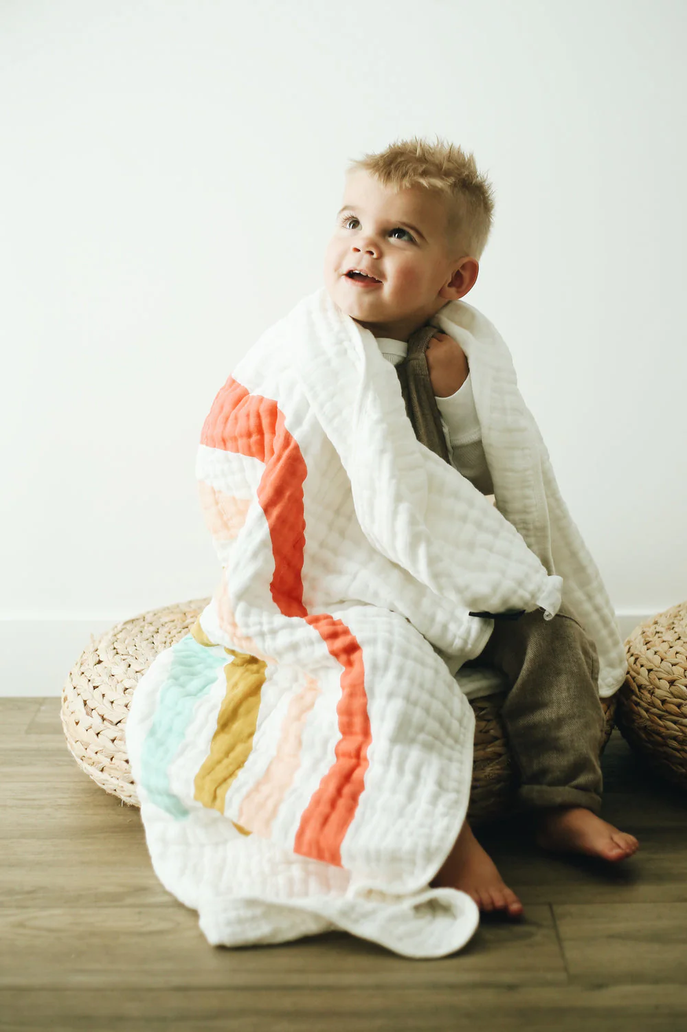 Rainbow Quilt by Clementine Kids - Image 4