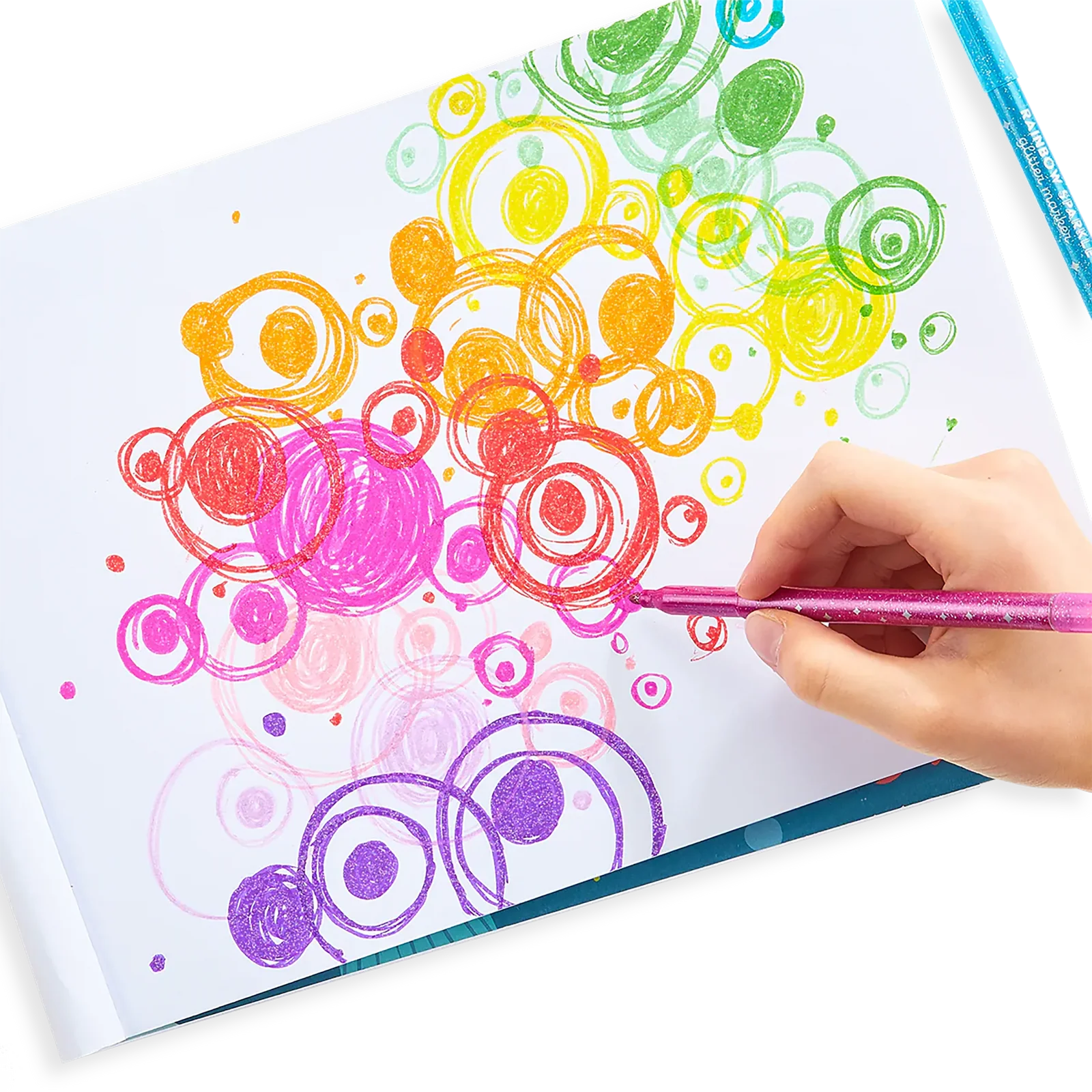 Rainbow Sparkle Glitter Markers by OOLY - Image 5