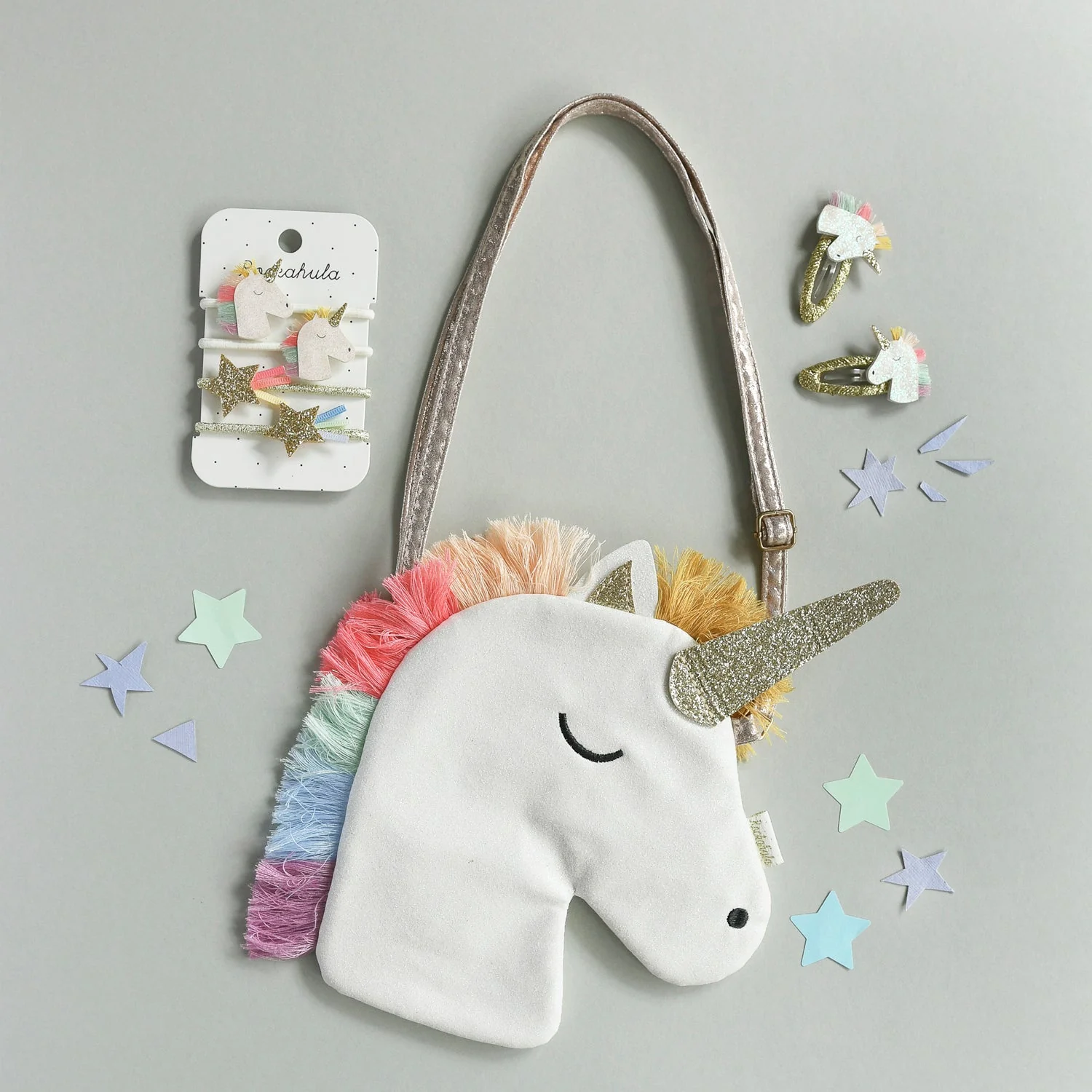 Rainbow Unicorn Clips by Rockahula Kids - Image 2