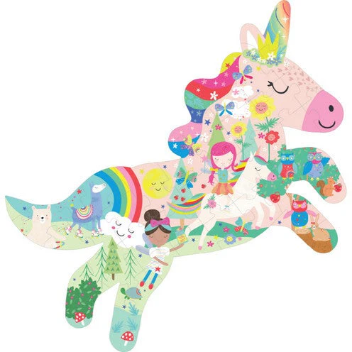 Rainbow Unicorn Jigsaw - 40 Pieces by Floss & Rock - Image 2