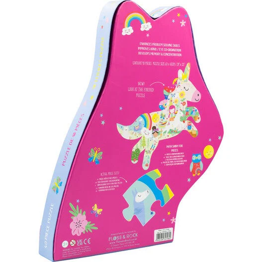 Rainbow Unicorn Jigsaw - 40 Pieces by Floss & Rock - Image 3