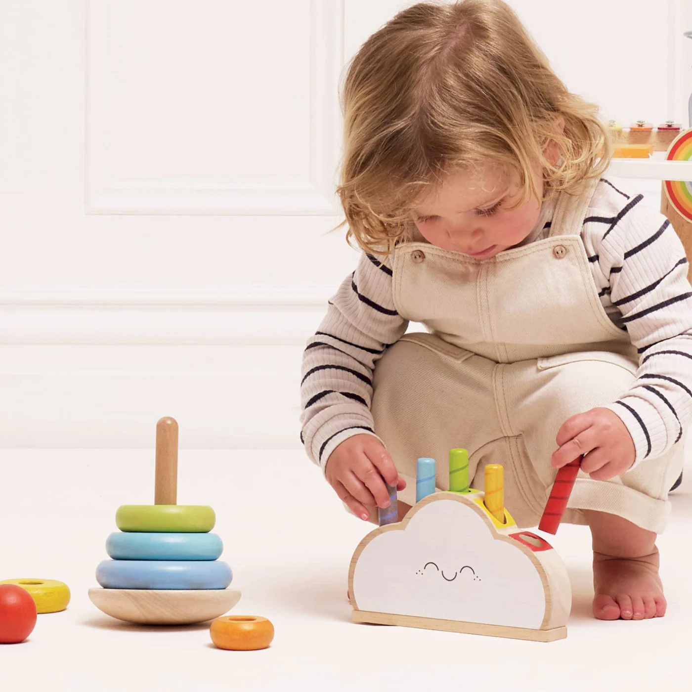 Rainbow Cloud Pop by Le Toy Van - Image 2