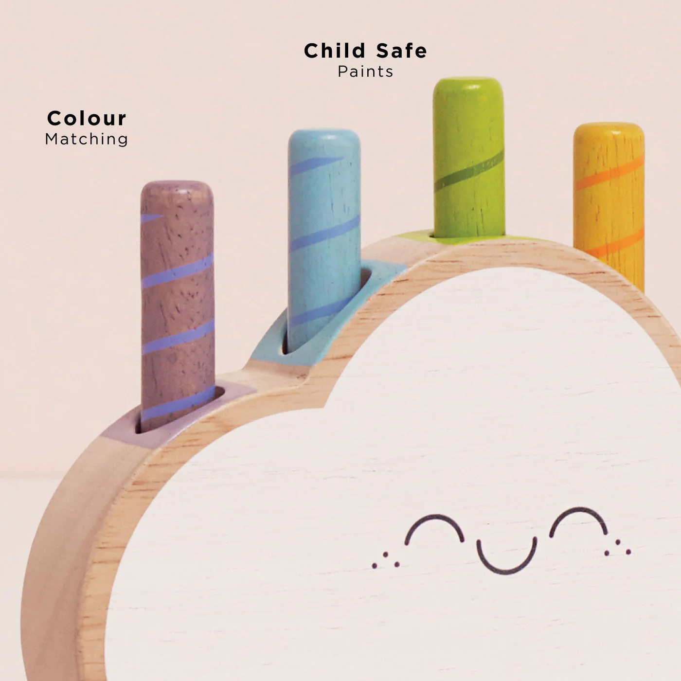 Rainbow Cloud Pop by Le Toy Van - Image 5