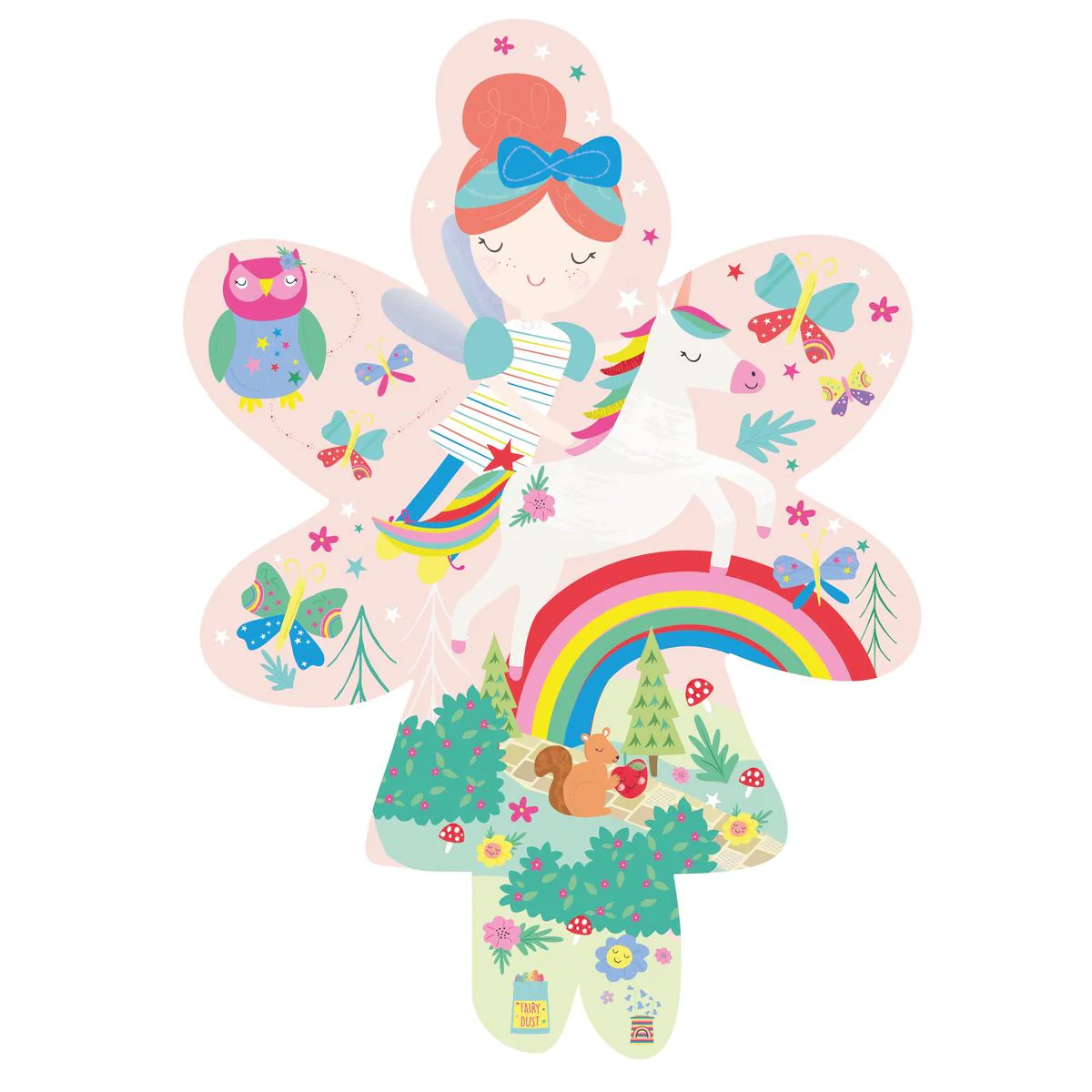 Rainbow Fairy Jigsaw - 20 Pieces by Floss & Rock - Image 2
