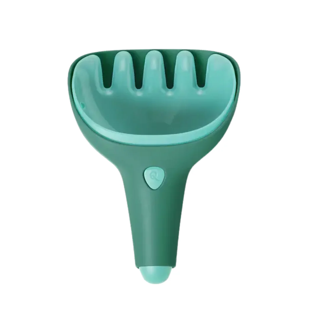 Raki 2 in 1 Beach Rake and Digger Toy - Garden Green by Quut Toys
