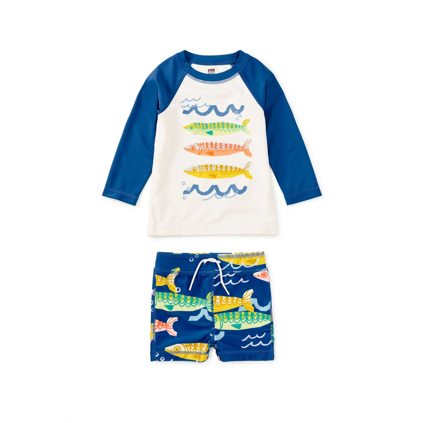 Rash Guard Baby Swim Set - Chalk by Tea Collection