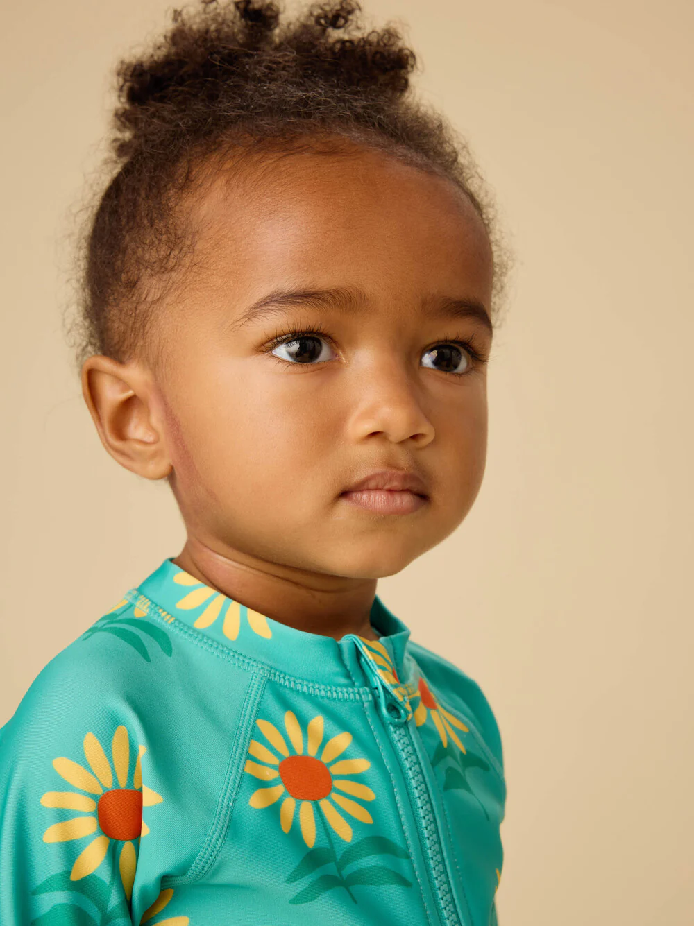 Rash Guard Baby Swimsuit - Sunflowers by Tea Collection - FINAL SALE - Image 6