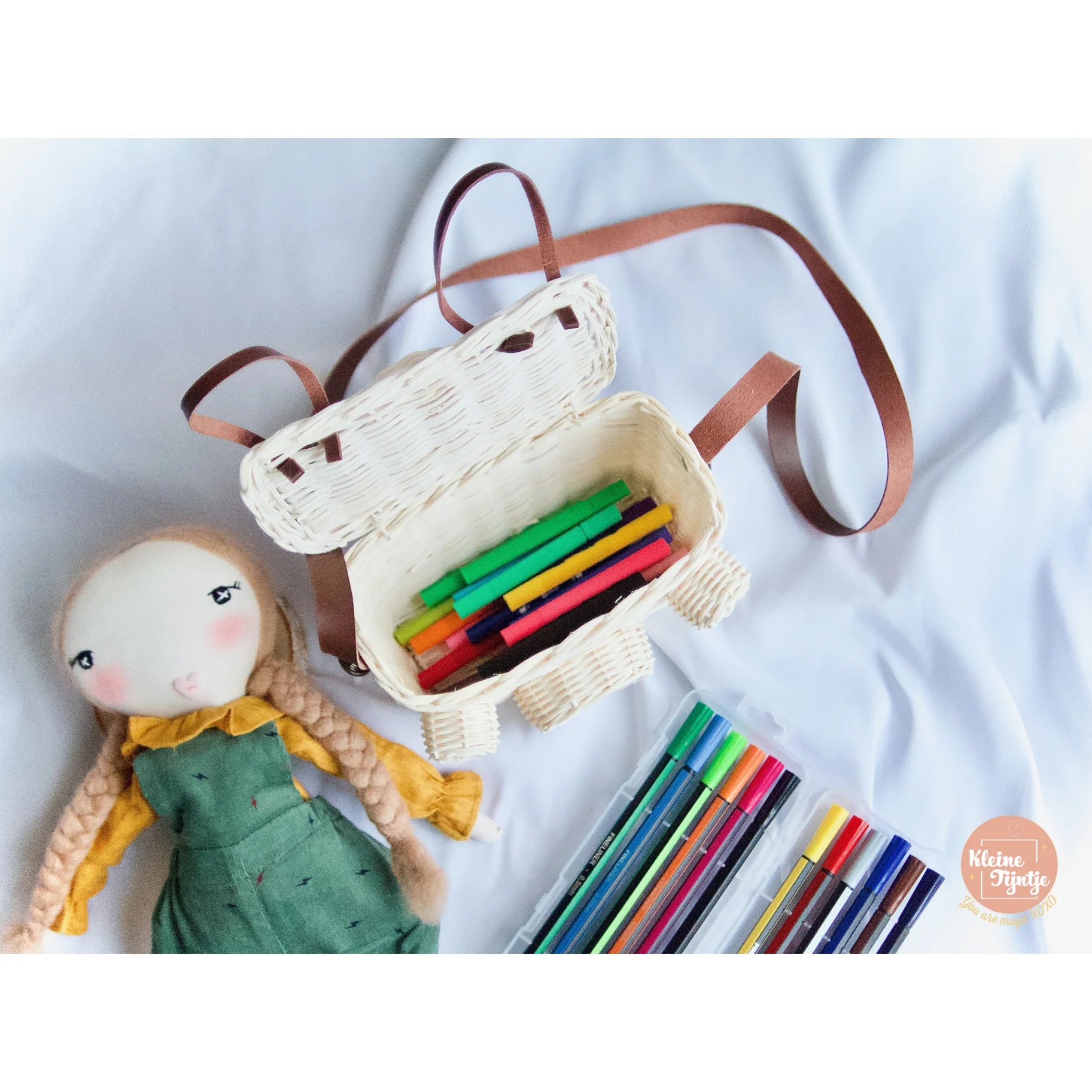 Rattan Camera Bag by Kleine Tijntje - Image 3