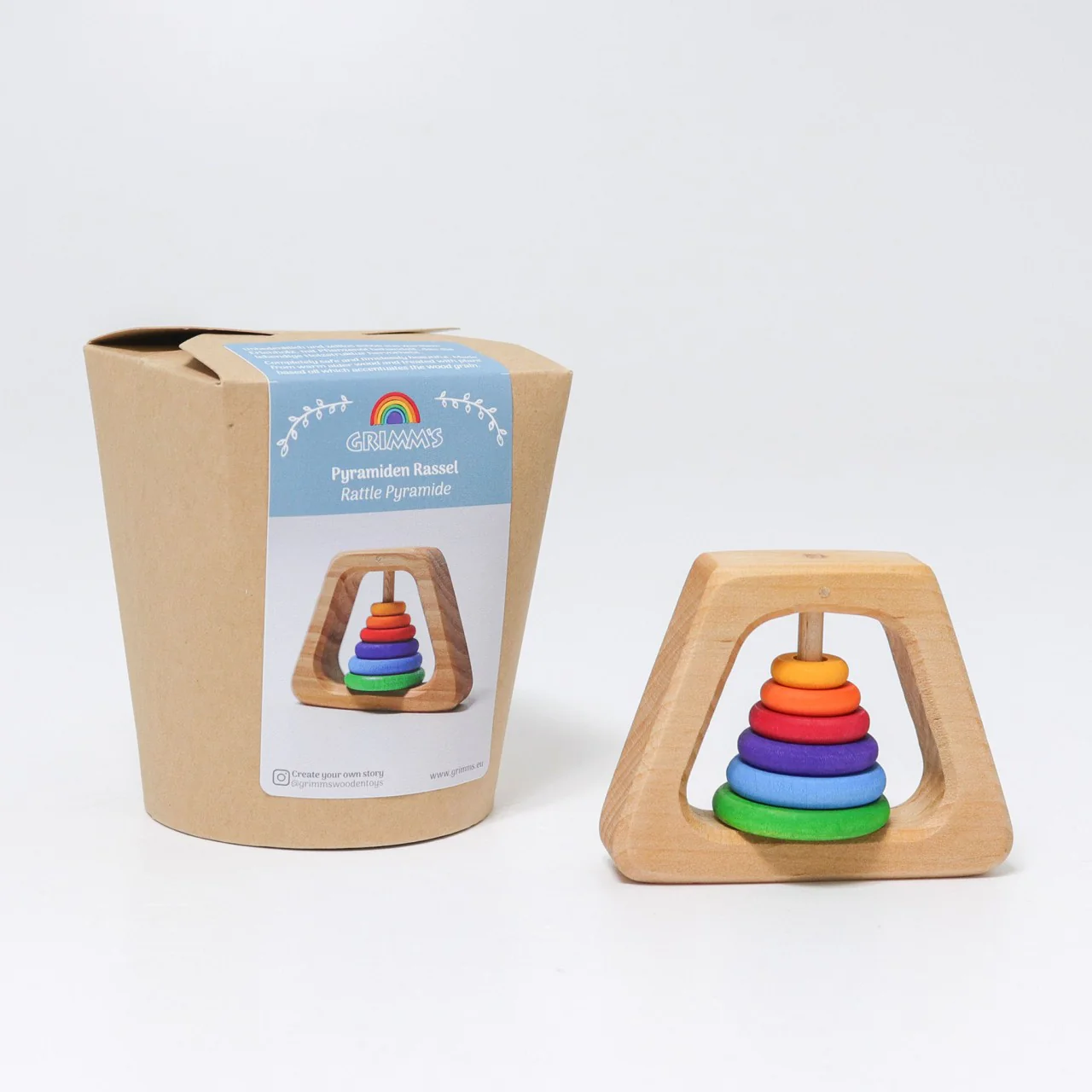 Rattle Pyramide by Grimm's - Image 9