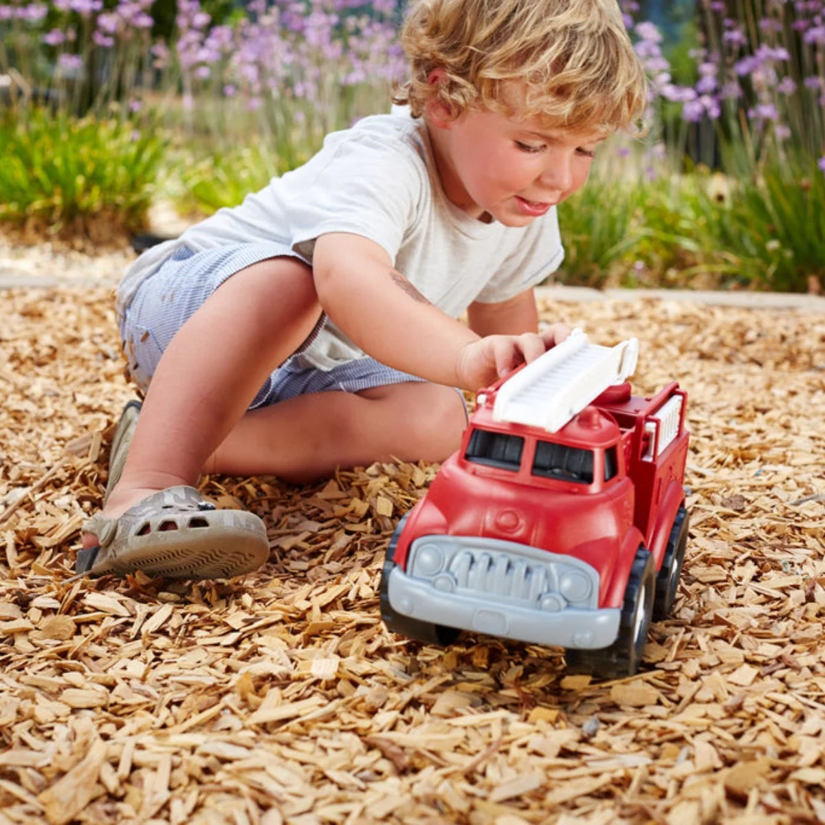 Recycled Fire Truck by Green Toys - Image 2
