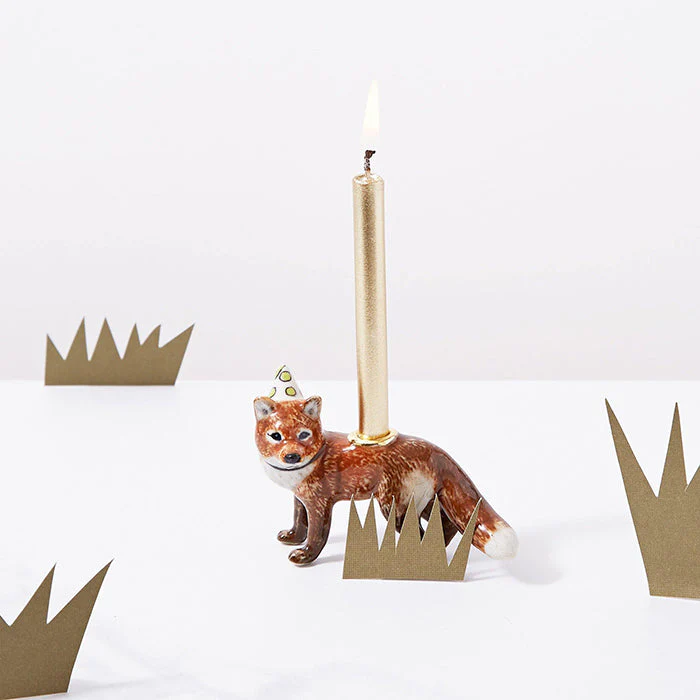 Red Fox "Party Animal" Cake Topper by Camp Hollow