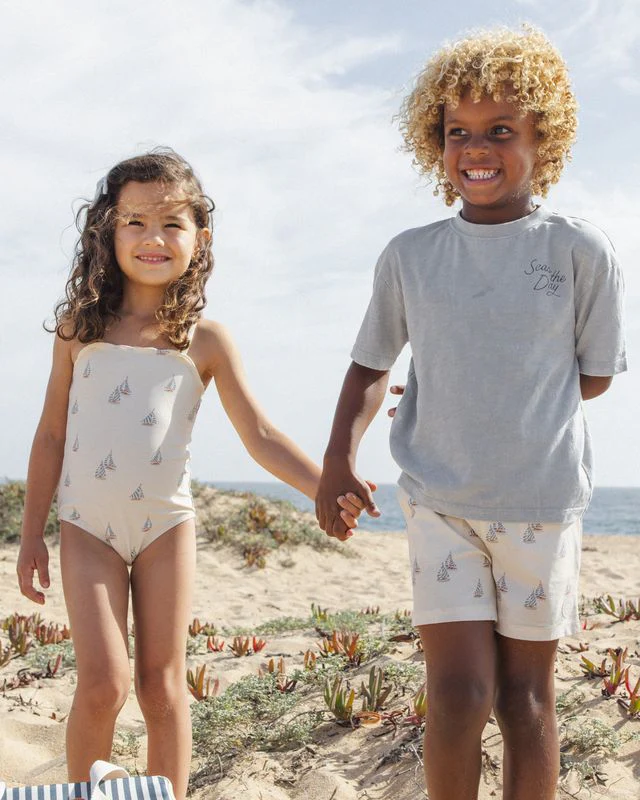 Relaxed Tee - Seas The Day by Rylee + Cru - Image 14