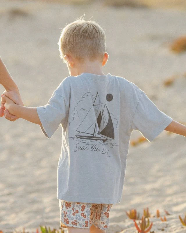 Relaxed Tee - Seas The Day by Rylee + Cru - Image 2