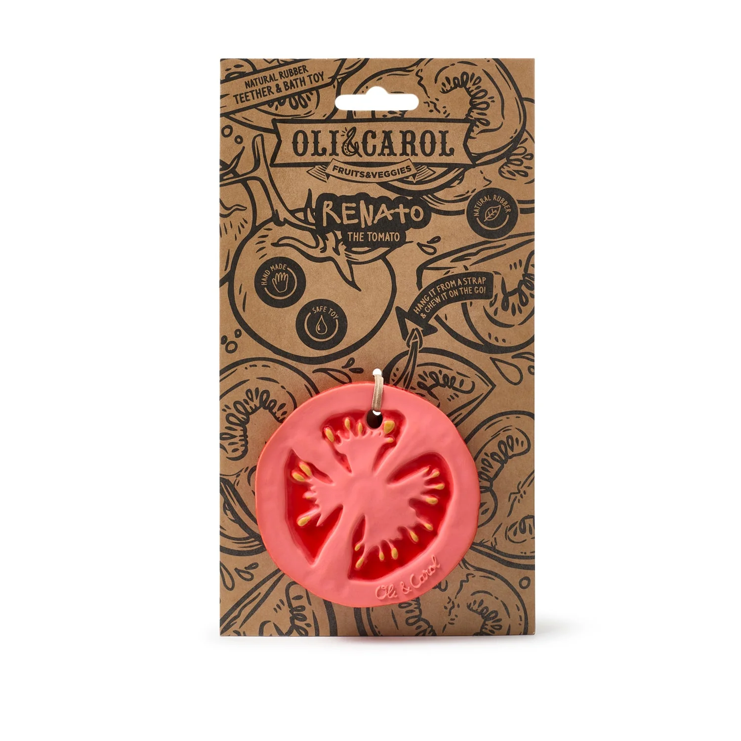Renato the Tomato Teether by Oli & Carol - Image 3