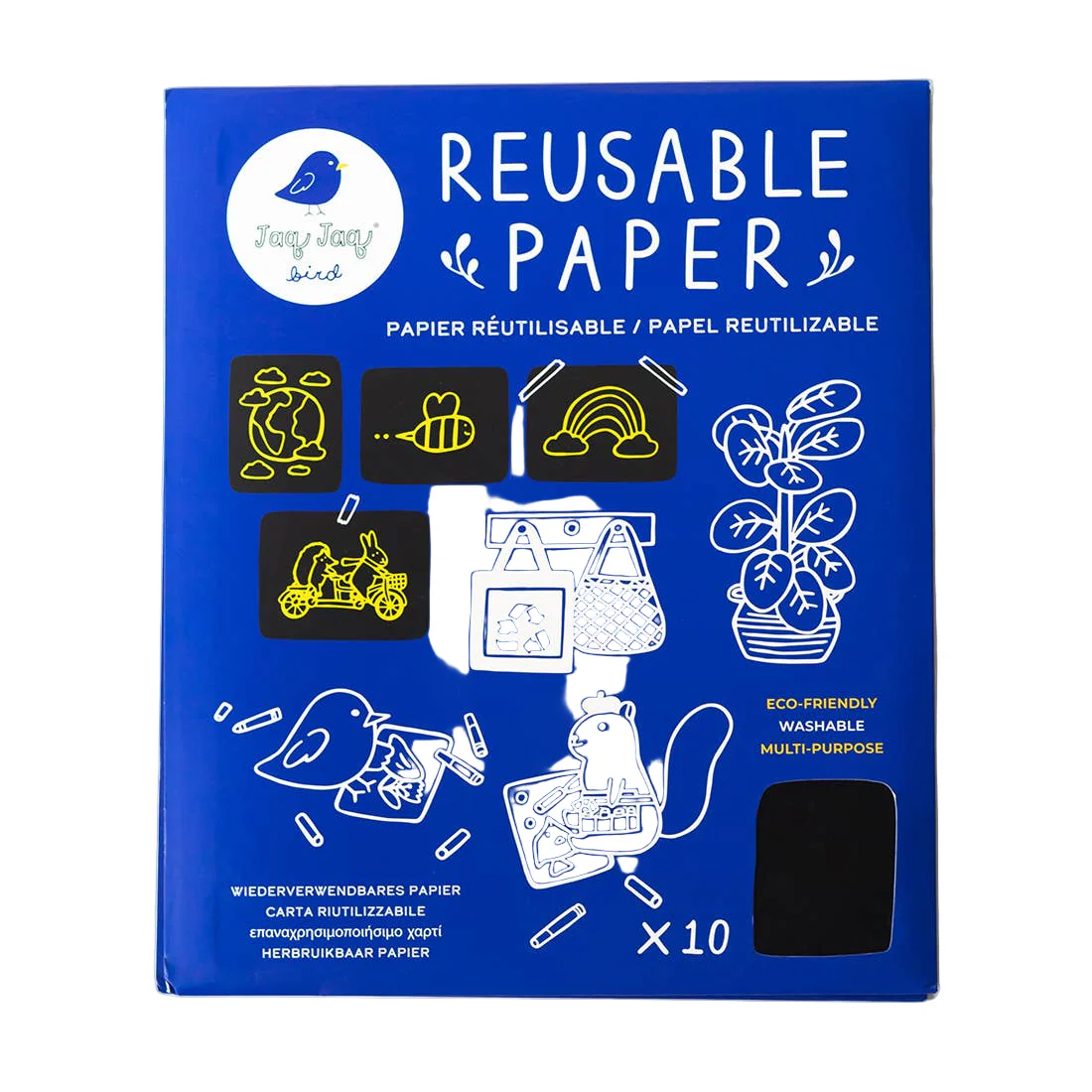 Reusable & Erasable Paper - 10 Pack by Jaq Jaq Bird