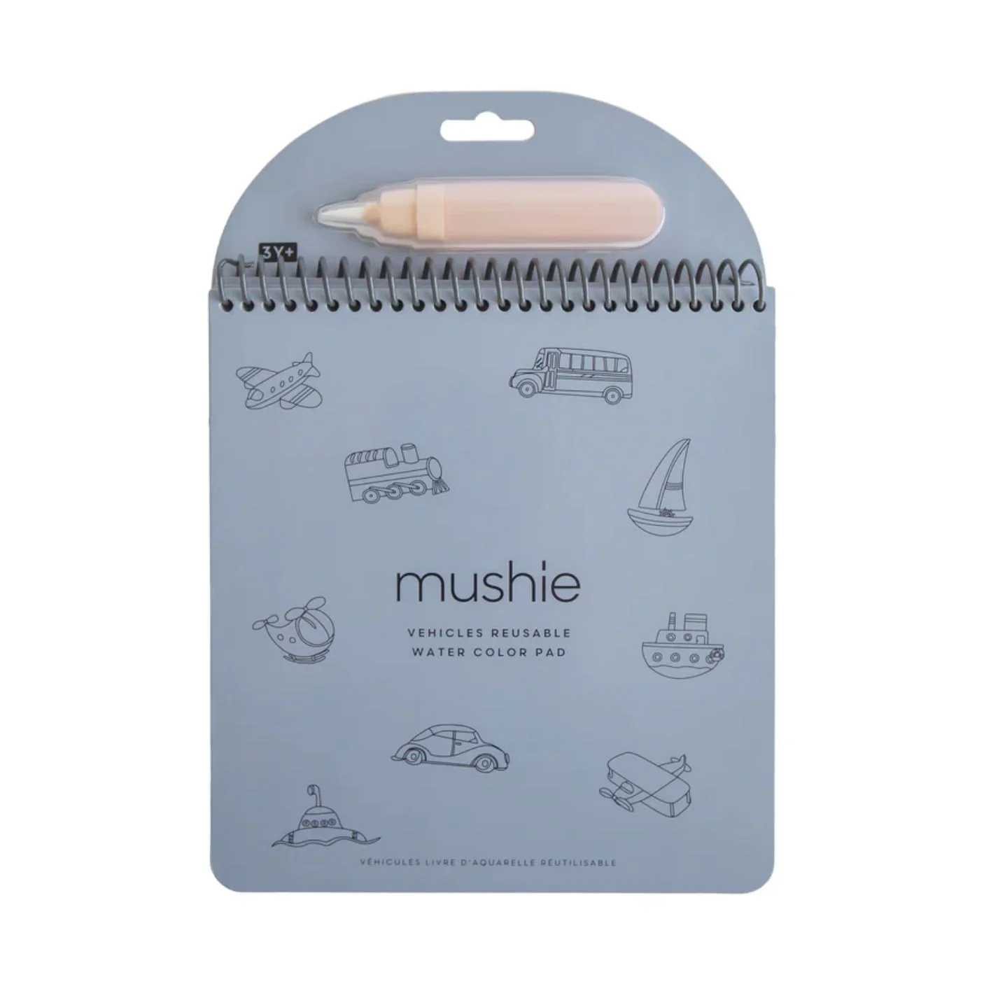 Reusable Water Color Pad - Vehicles by Mushie & Co