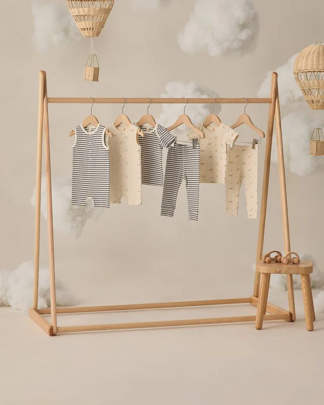 Ribbed Henley Romper - Dinos by Quincy Mae - Image 8
