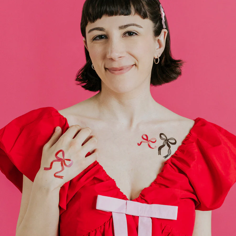 Ribbons & Bows Tattoo Pair by Tattly - Image 2