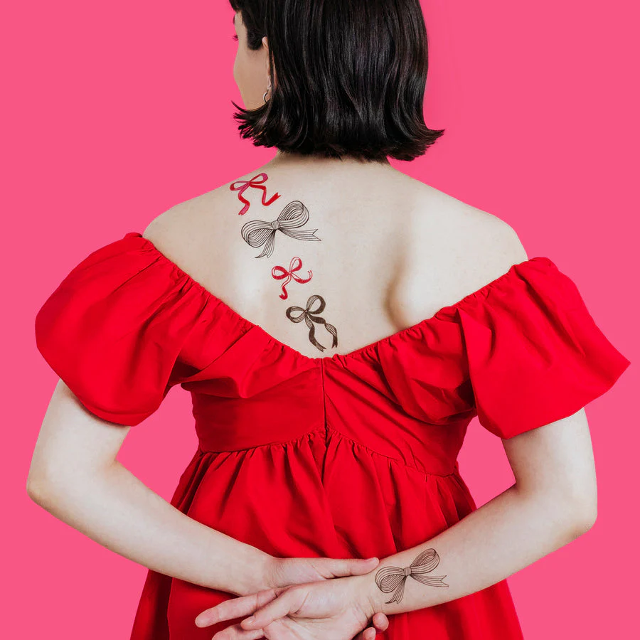 Ribbons & Bows Tattoo Pair by Tattly - Image 3