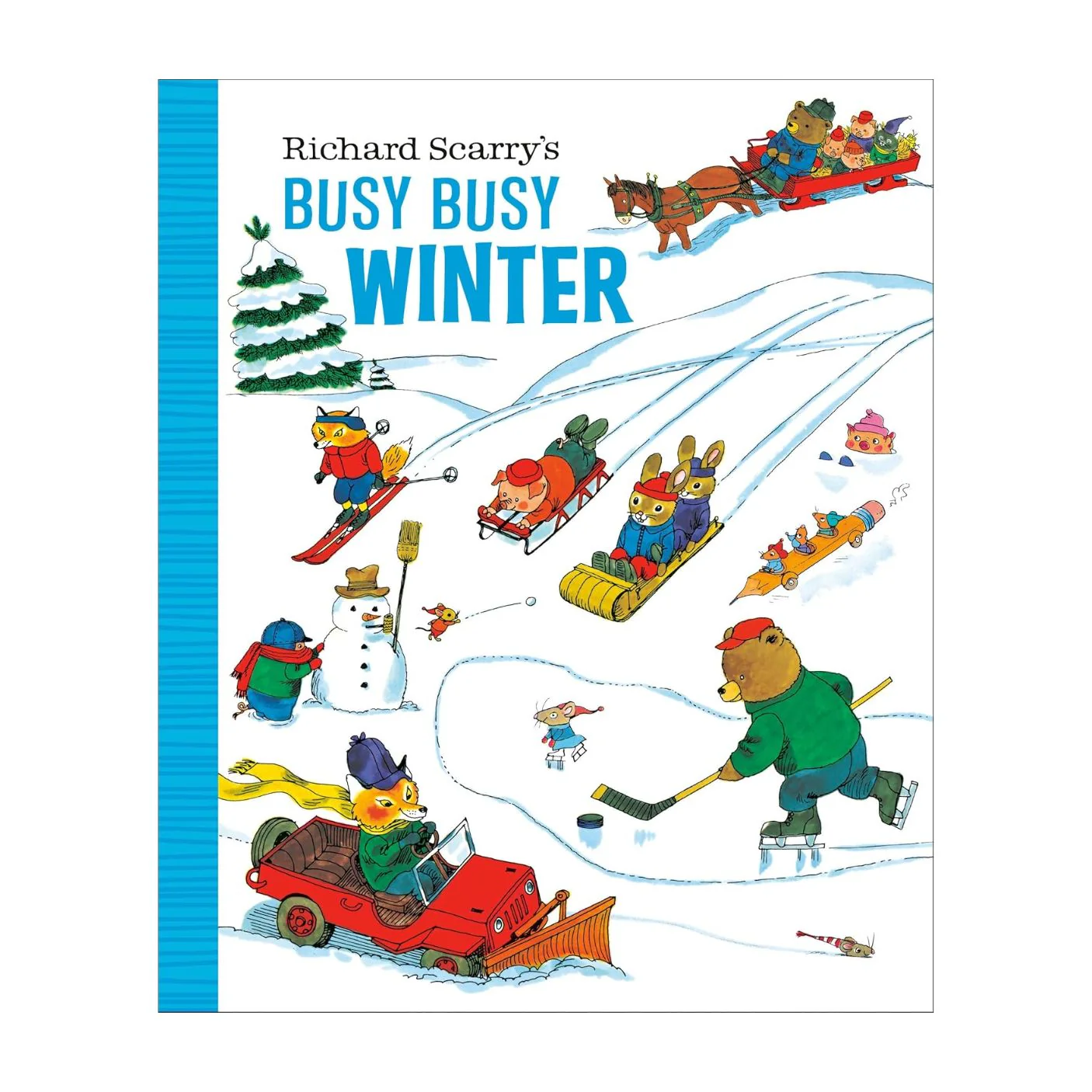 Richard Scarry's Busy Busy Winter - Board Book