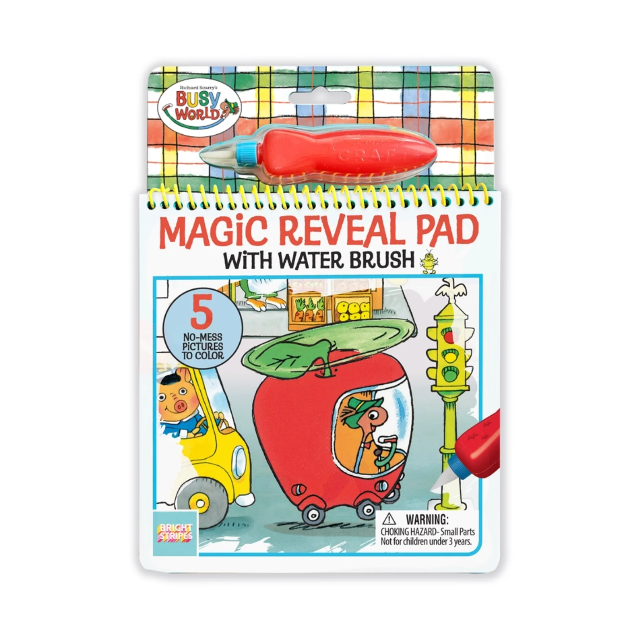 Richard Scarry's Busy World Magic Reveal Pad by Bright Stripes