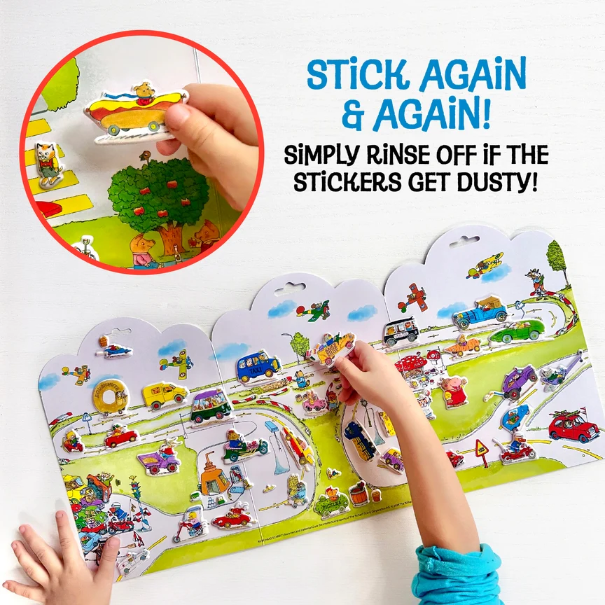 Richard Scarry's Busy World Puffy Sticker Play Set by Bright Stripes - Image 3