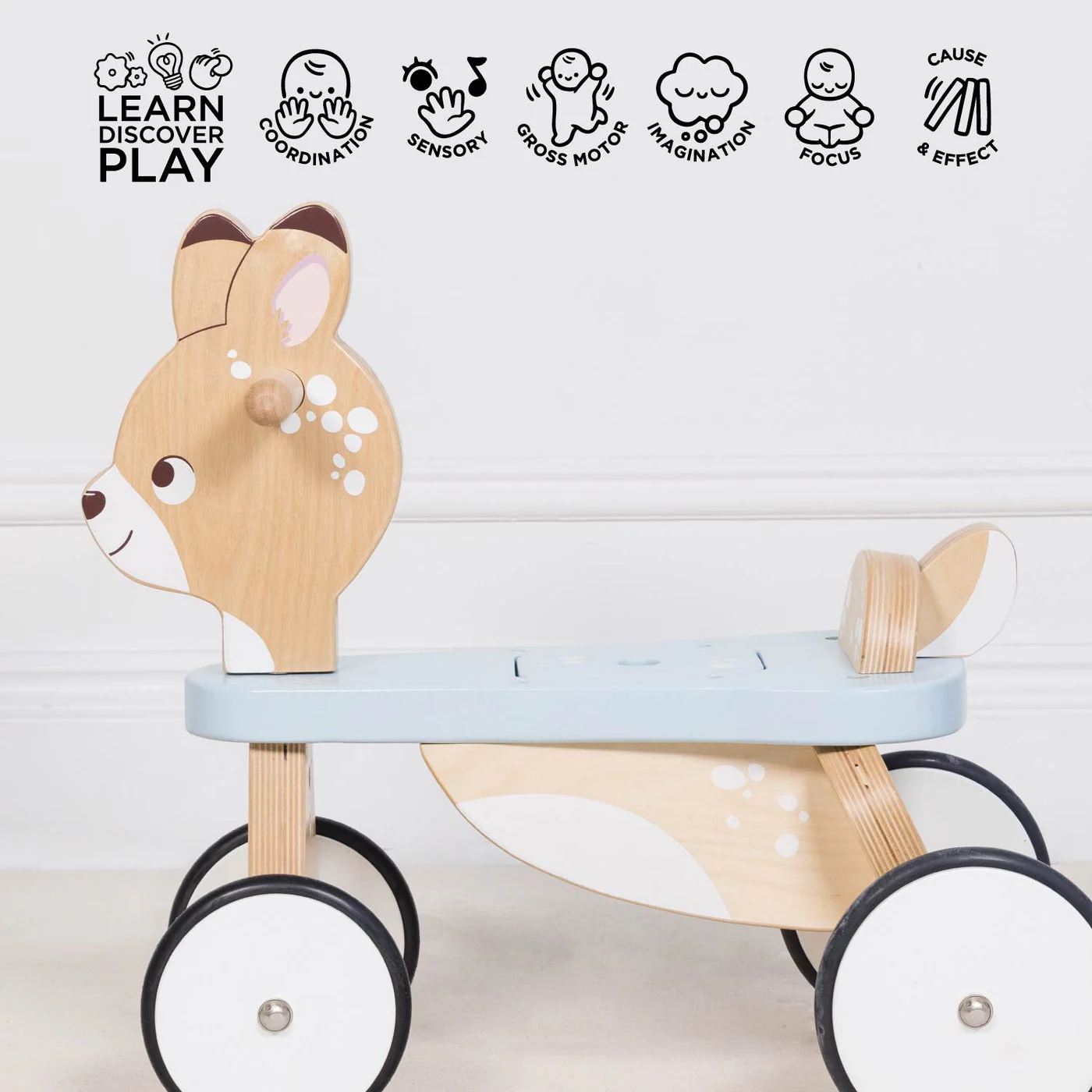 Ride on Deer by Le Toy Van - Image 3