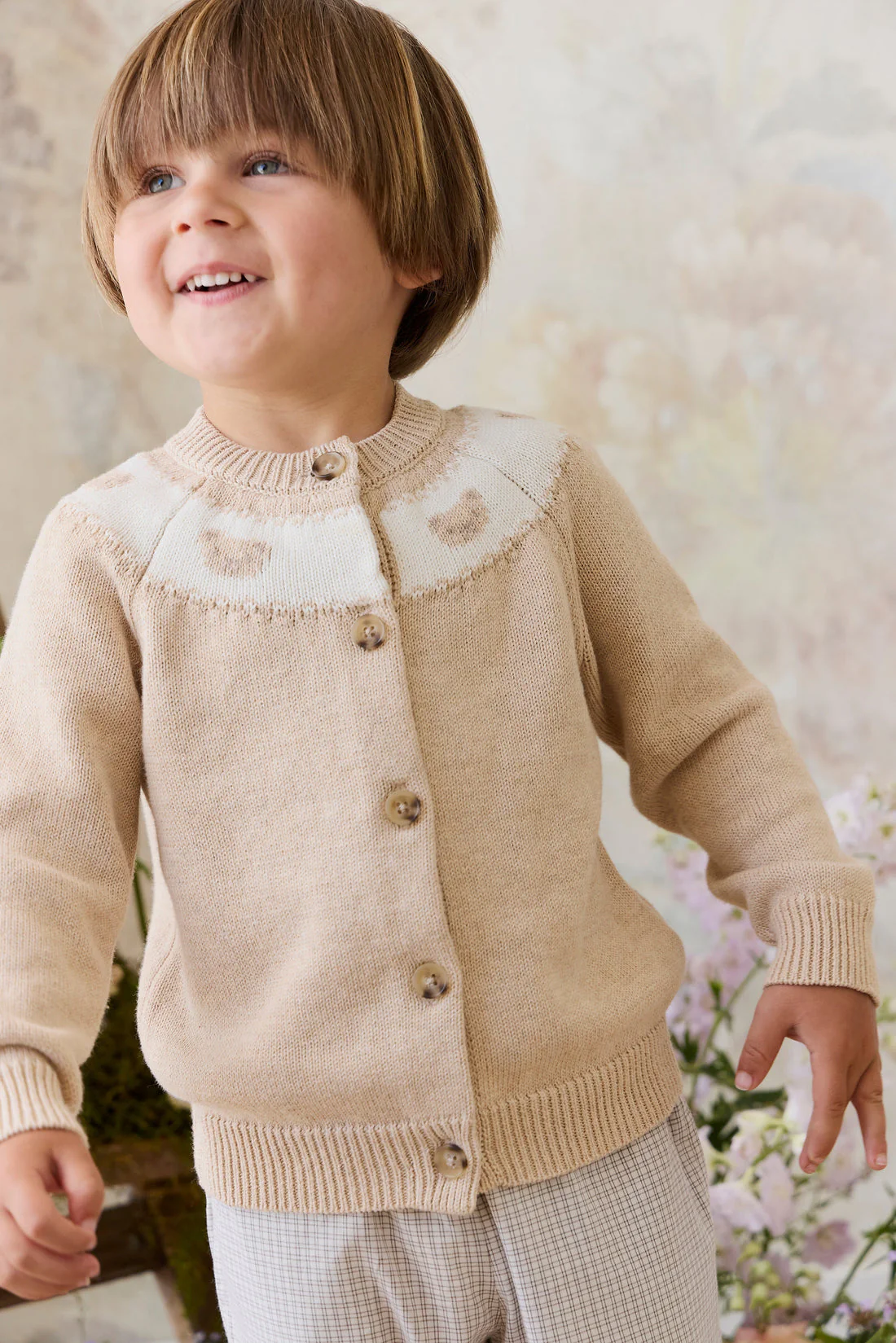 Riley Cardigan - Wheaten Marle by Jamie Kay - FINAL SALE - Image 2